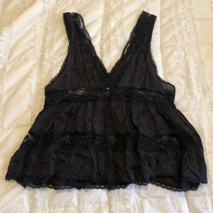 Free People Lace Top